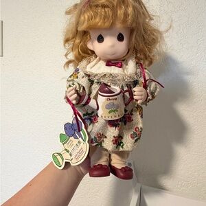 Precious Moments Garden of Friends November Doll Chrissy 12” 2nd Edition